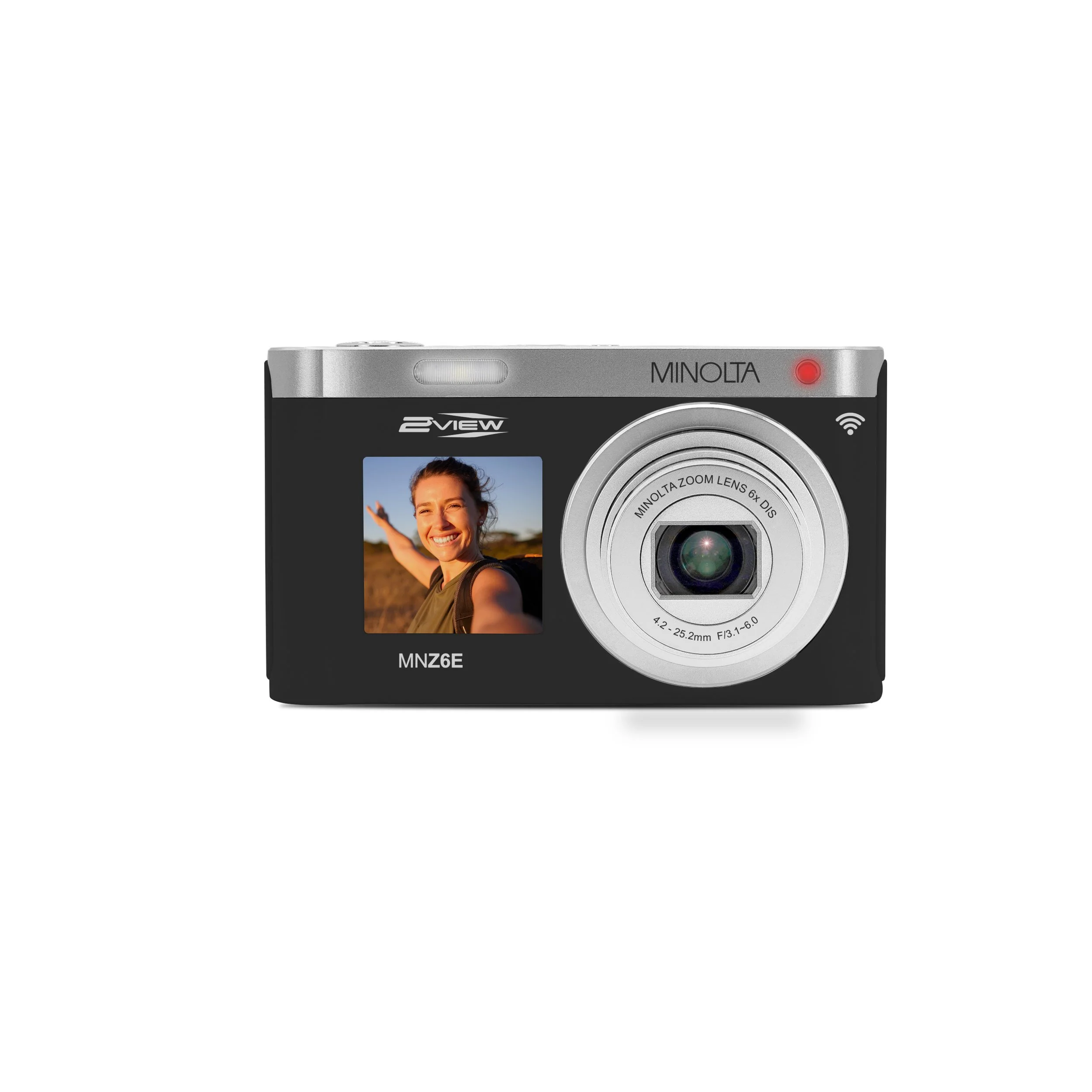 MNZ6E 64MP / 4K Ultra HD / Dual Screen Compact Camera — Minolta